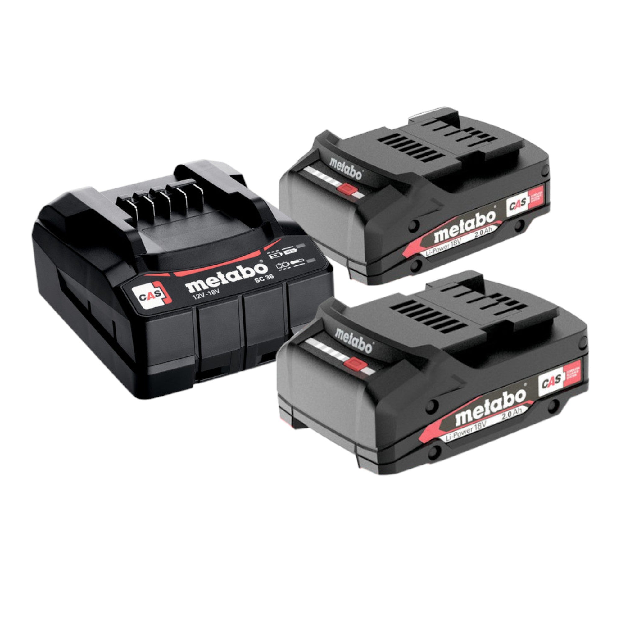 Metabo Combo Set 2 2 5 18 V BS 18 SGS 18 LTX Q 2x Akku 2 0 Ah Ladegeraet metaBOX 685186000  2 - toolbrothers