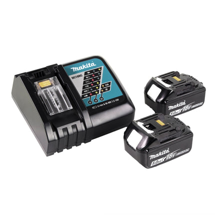 Makita DJR 181 RT Akku Reciprosäge 18 V Säbelsäge + 2x 5,0 Ah Akku + Ladegerät - Toolbrothers