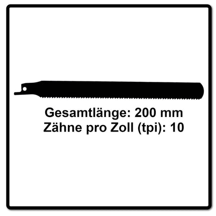 Komet Säbelsägeblatt PALLETS 200mm 10tpi 25 Stk. ( 5x 501.361 ) HSS-Bi-Metall - Toolbrothers
