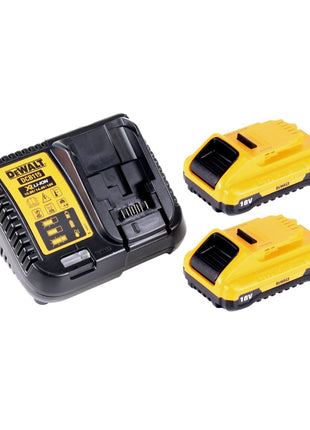 DeWalt DCW 210 L2 Akku Exzenterschleifer Brushless 18V 12.000U/min 125mm + 2x Akkus 3,0 Ah + 1x Schnellladegerät in TSTAK - Toolbrothers