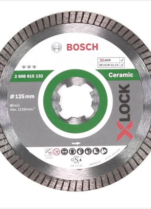 Bosch Diamant Trennscheiben X-LOCK 125 x 22,23mm Best for Ceramic ( 2608615132 ) - Toolbrothers