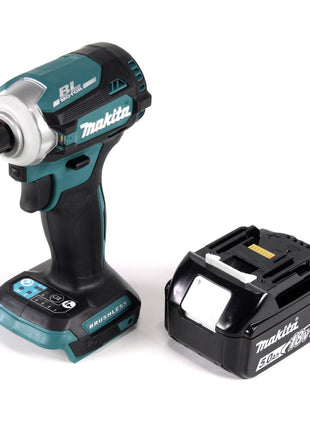 Makita DTD 171 T1 Akku Schlagschrauber 18 V 180 Nm 1/4" Brushless + 1x Akku 5,0 Ah - ohne Ladegerät - Toolbrothers