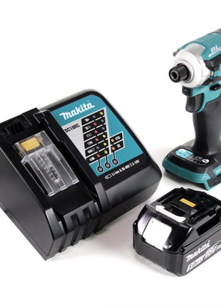 Makita DTD 171 RT1 Akku Schlagschrauber 18 V 180 Nm 1/4" Brushless + 1x Akku 5,0 Ah + Ladegerät - Toolbrothers