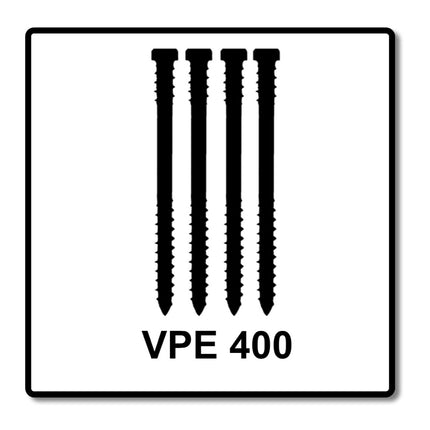 SPAX Komplett Set für 10m² Holz Terrasse - mit 400 Schrauben, Kaiman Pro und 216-tlg System Zubehör - Toolbrothers