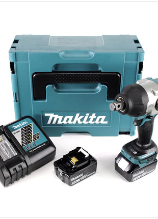 Makita DTW 1001 RTJ Akku Schlagschrauber 18V 3/4" 1050Nm Brushless + 2x Akku 5,0Ah + Ladegerät + Makpac - Toolbrothers