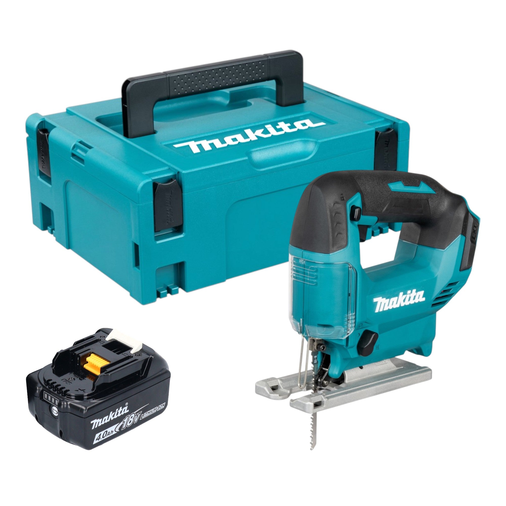 Makita DJV 186 M1J Akku Pendelhubstichsaege 18 V 1x Akku 4 0 Ah Makpac ohne Ladegeraet 0 - toolbrothers