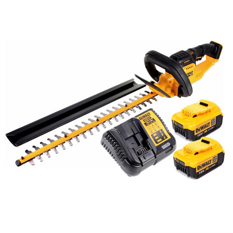 DeWalt DCM 563 M2 Akku Heckenschere 18V 55,8cm + 2x 4,0Ah Akku + Ladegerät - Toolbrothers