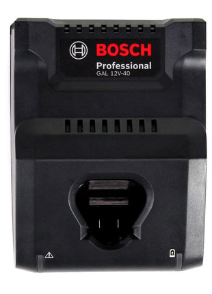 Bosch GAL 12V-40 Professional Schnell Ladegerät für 12V Akkus ( 1600A019R3 ) + 6,0 Ah Akku  ( 1600A00X7H ) - Toolbrothers