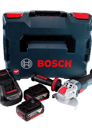 Bosch GWX 18V-10 C Akku Winkelschleifer 18V 125mm brushless X-LOCK + 2x Akku 3,0Ah + Ladegerät + L-BOXX - Toolbrothers