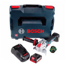 Bosch GWX 18V-10 C Akku Winkelschleifer 18V 125mm brushless X-LOCK + 1x Akku 5,0Ah + Ladegerät + Connectivity Modul + L-BOXX - Toolbrothers