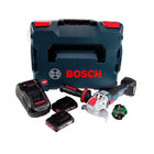 Bosch GWX 18V-10 C Akku Winkelschleifer 18V 125mm brushless X-LOCK + 2x Akku 2,0Ah + Ladegerät + Connectivity Modul + L-BOXX - Toolbrothers