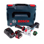 Bosch GWX 18V-10 C Akku Winkelschleifer 18V 125mm brushless X-LOCK + 2x Akku 5,0Ah + Ladegerät + Connectivity Modul + L-BOXX - Toolbrothers