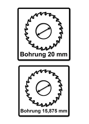 Bosch Kreissägeblatt Standard for Wood 160 x 1,5 x 20 / 15,875 mm 48 Zähne ( 2608837678 ) - Toolbrothers