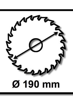 Bosch Kreissägeblatt Standard for Wood 190 x 1,6 x 20 mm 24 Zähne ( 2608837704 ) - Toolbrothers