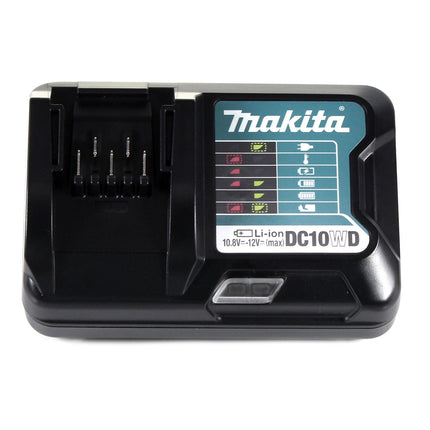 Makita DEAADP08 WA USB Adapter für 10,8V-12V Akkus + 2x 2,0 Ah Akku ( 197396-9 ) + Lader ( 197343-0 ) - Toolbrothers