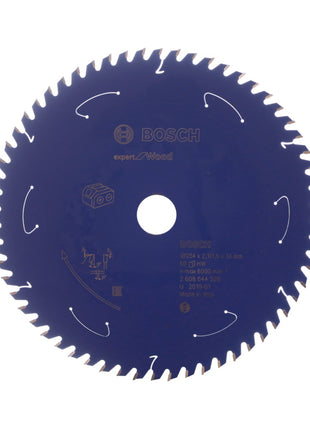 Bosch Kreissägeblatt Expert for Wood 254 x 1,6 x 30 mm 60 Zähne für Holz ( 2608644526 ) - Toolbrothers