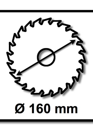 Bosch Kreissägeblatt EX SL H 160 x 20 x 40 mm ( 2608644533 ) - Toolbrothers