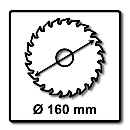 Bosch Kreissägeblatt EX SL H 160 x 20 x 40 mm ( 2608644533 ) - Toolbrothers