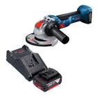 Bosch GWX 18V 10 Akku Winkelschleifer 18 V 125 mm Brushless 1x Akku 5 0 Ah Ladegeraet 0 - toolbrothers
