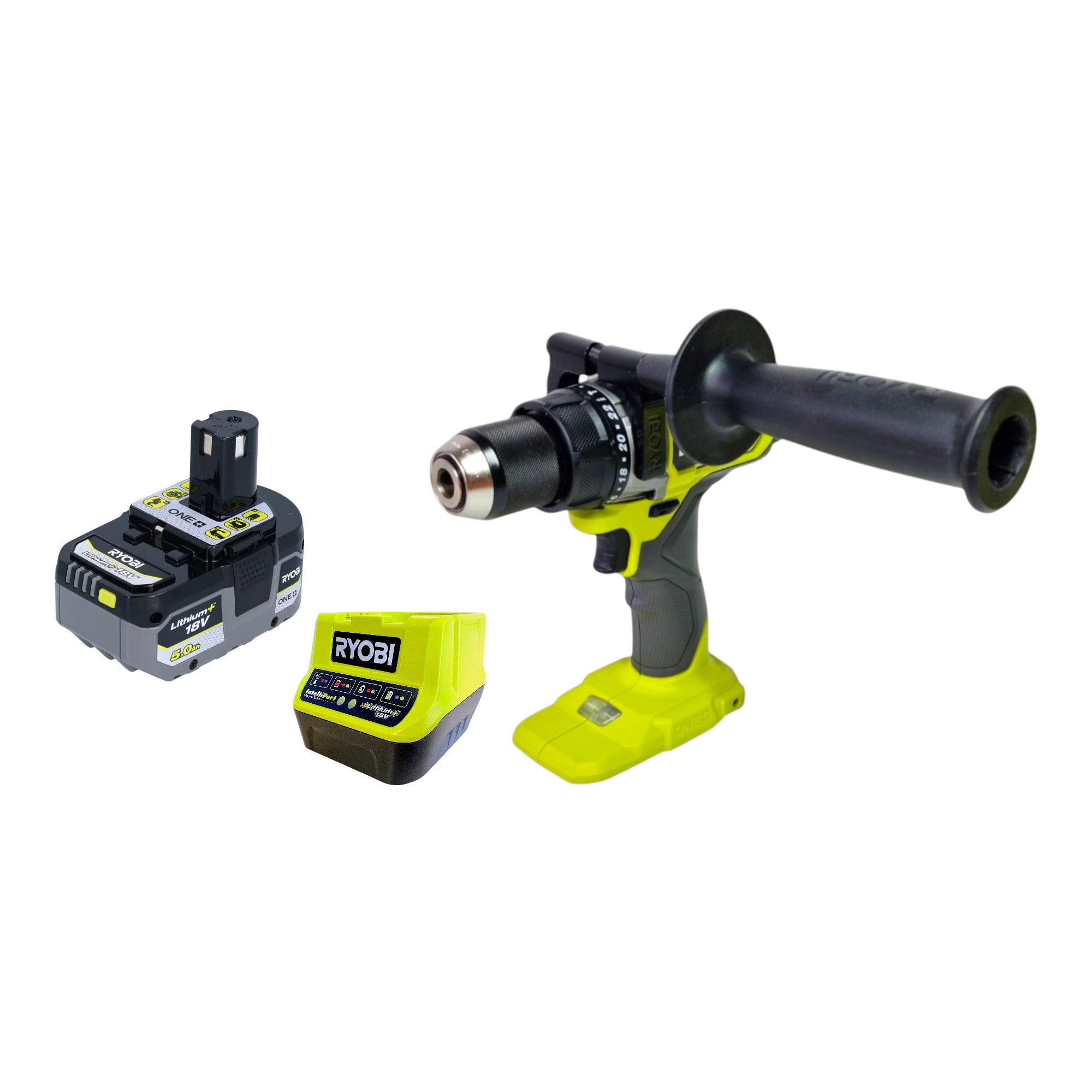 RYOBI RPD18BL2 0 Akku Schlagbohrschrauber 18 V 95 Nm Brushless 1x Akku 5 0 Ah Ladegeraet 0 - toolbrothers