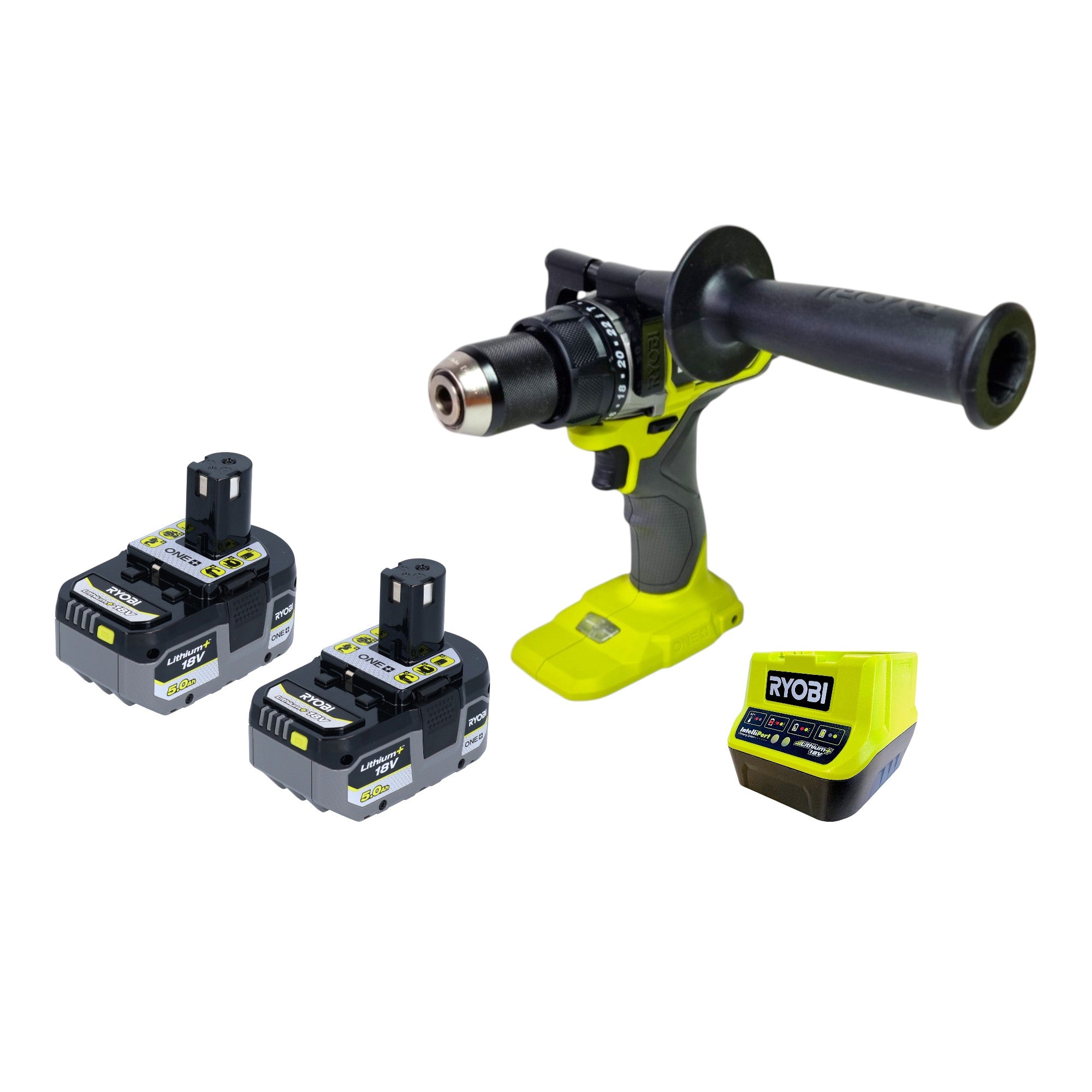 RYOBI RPD18BL2 0 Akku Schlagbohrschrauber 18 V 95 Nm Brushless 2x Akku 5 0 Ah Ladegeraet 0 - toolbrothers
