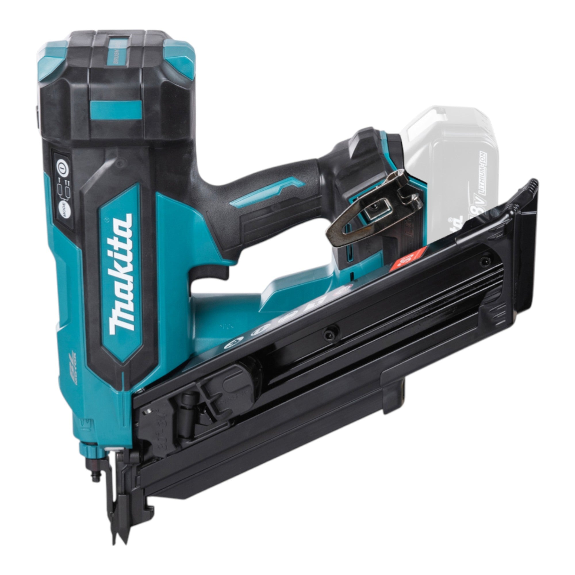 Makita DBN 900 RGK Akku Streifennagler 18 V 50 90 mm Brushless 2x Akku 6 0 Ah Ladegeraet Koffer 1 - toolbrothers