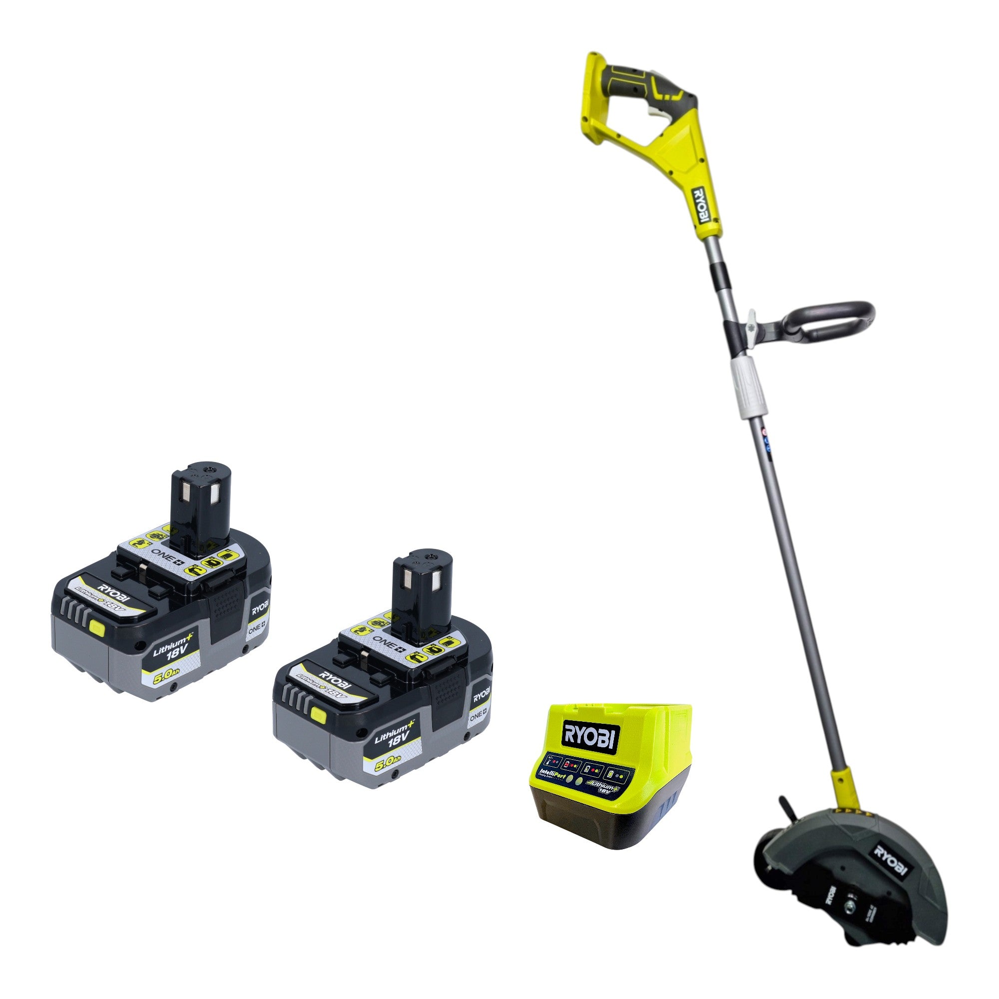 RYOBI RY18EGA 0 Akku Rasenkantenschneider 18 V 38 mm 2x Akku 5 0 Ah Ladegeraet 0 - toolbrothers