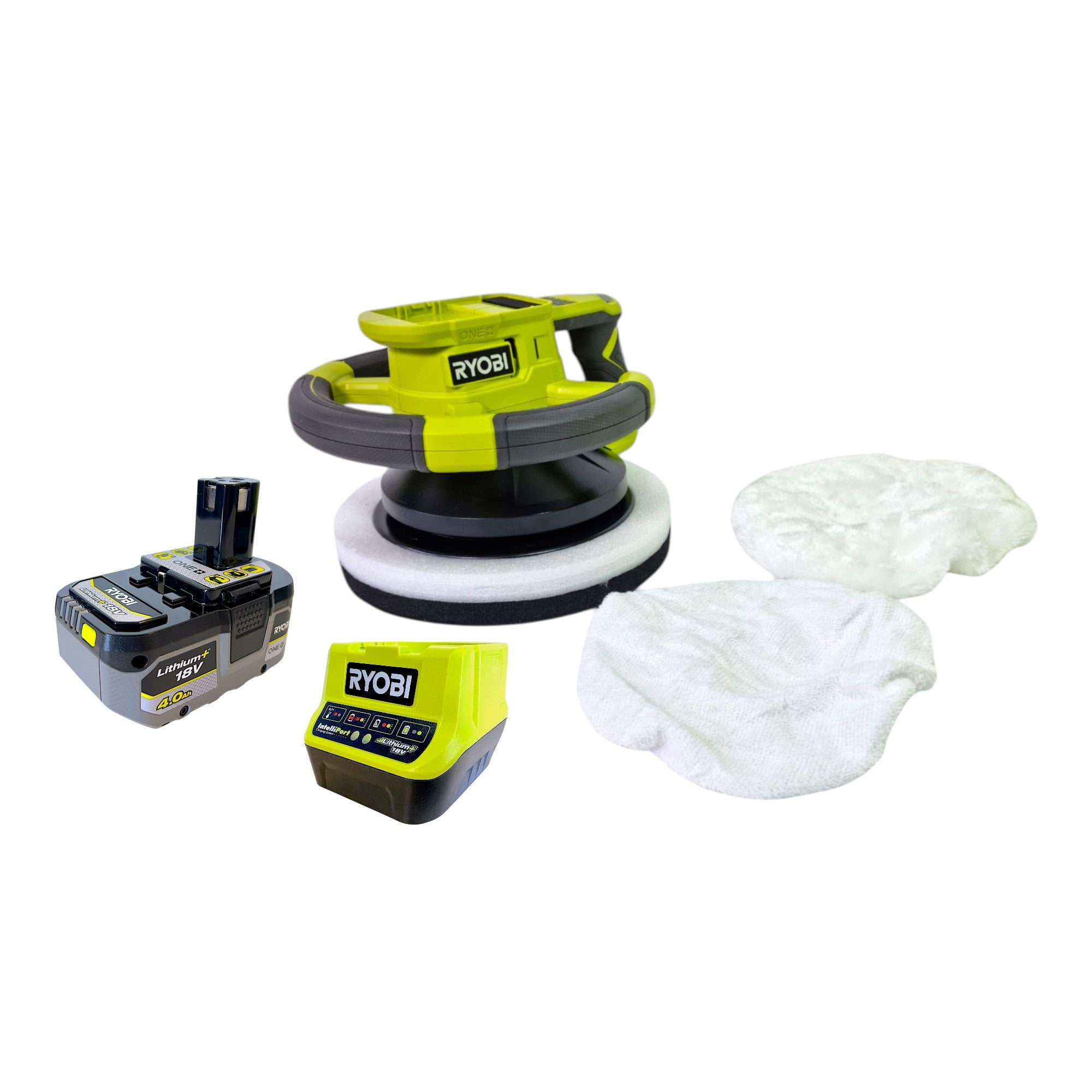RYOBI RBP18250 0 Akku Polierer 18 V 250 mm 1x Akku 4 0 Ah Ladegeraet 0 - toolbrothers