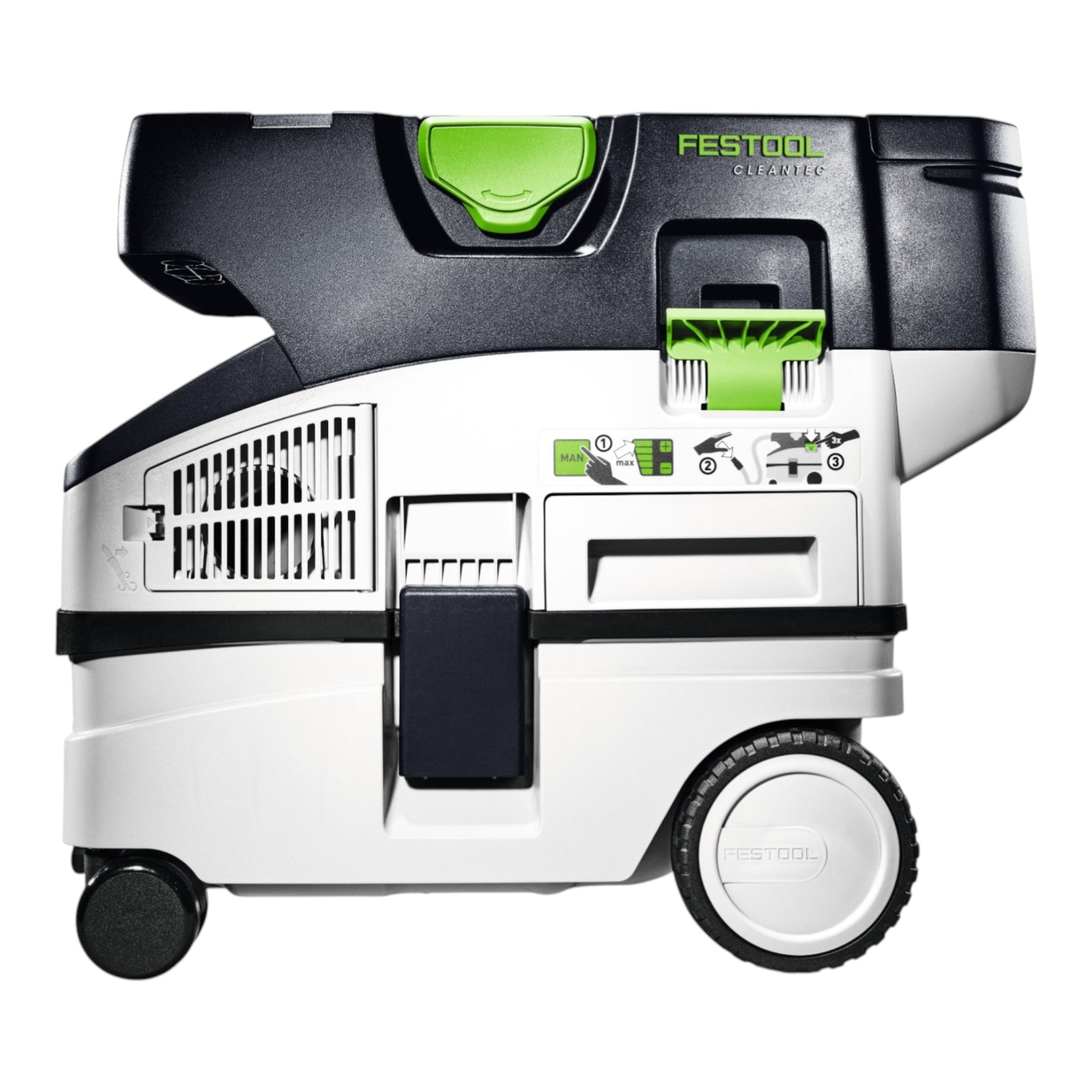 Festool CTLC MINI I Basic Akku Absaugmobil 36 V 2x 18 V Staubklasse L 2x Akku 4 0 Ah Doppelladegeraet Systainer 2 - toolbrothers