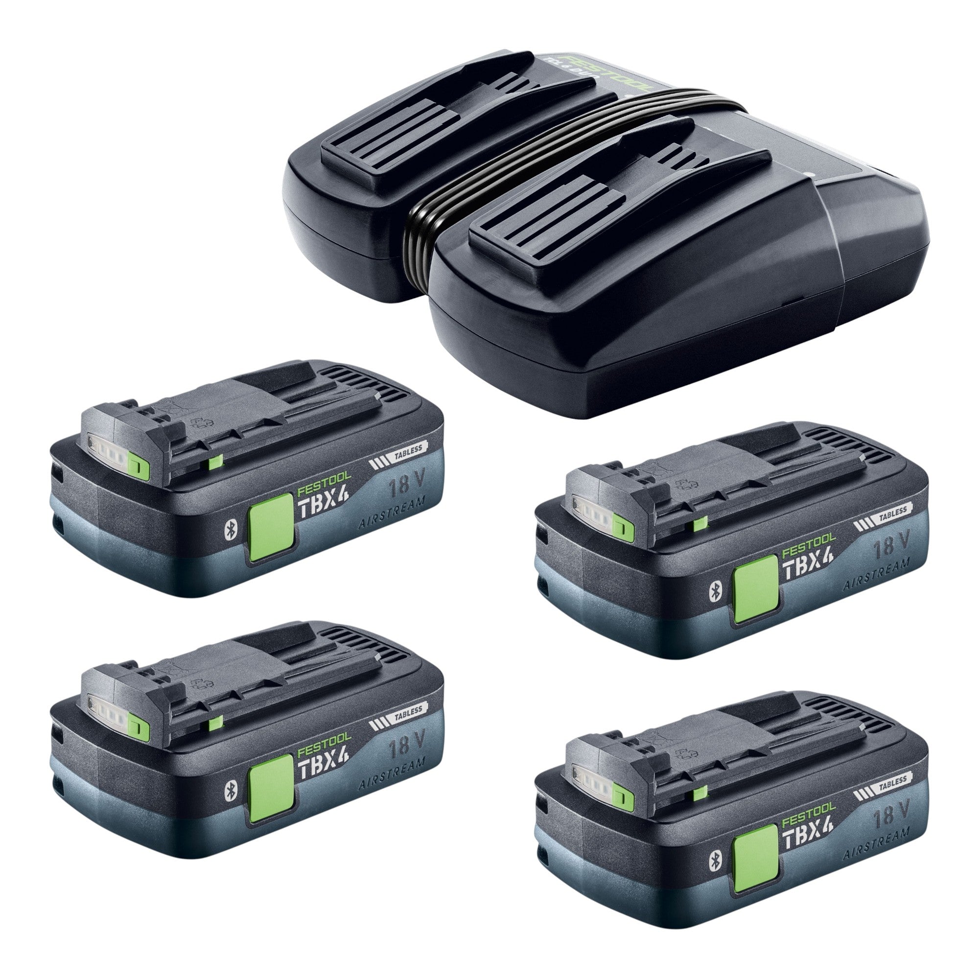 Festool CTLC MINI I Basic Akku Absaugmobil 36 V 2x 18 V Staubklasse L 4x Akku 4 0 Ah Doppelladegeraet Systainer 4 - toolbrothers