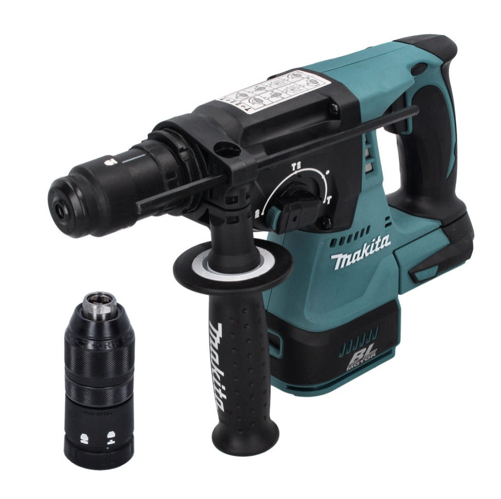 Makita DHR 243 Z Martillo ligero a batería 18V / sin escobillas - Sin batería, sin cargador, sin maletín incluidos