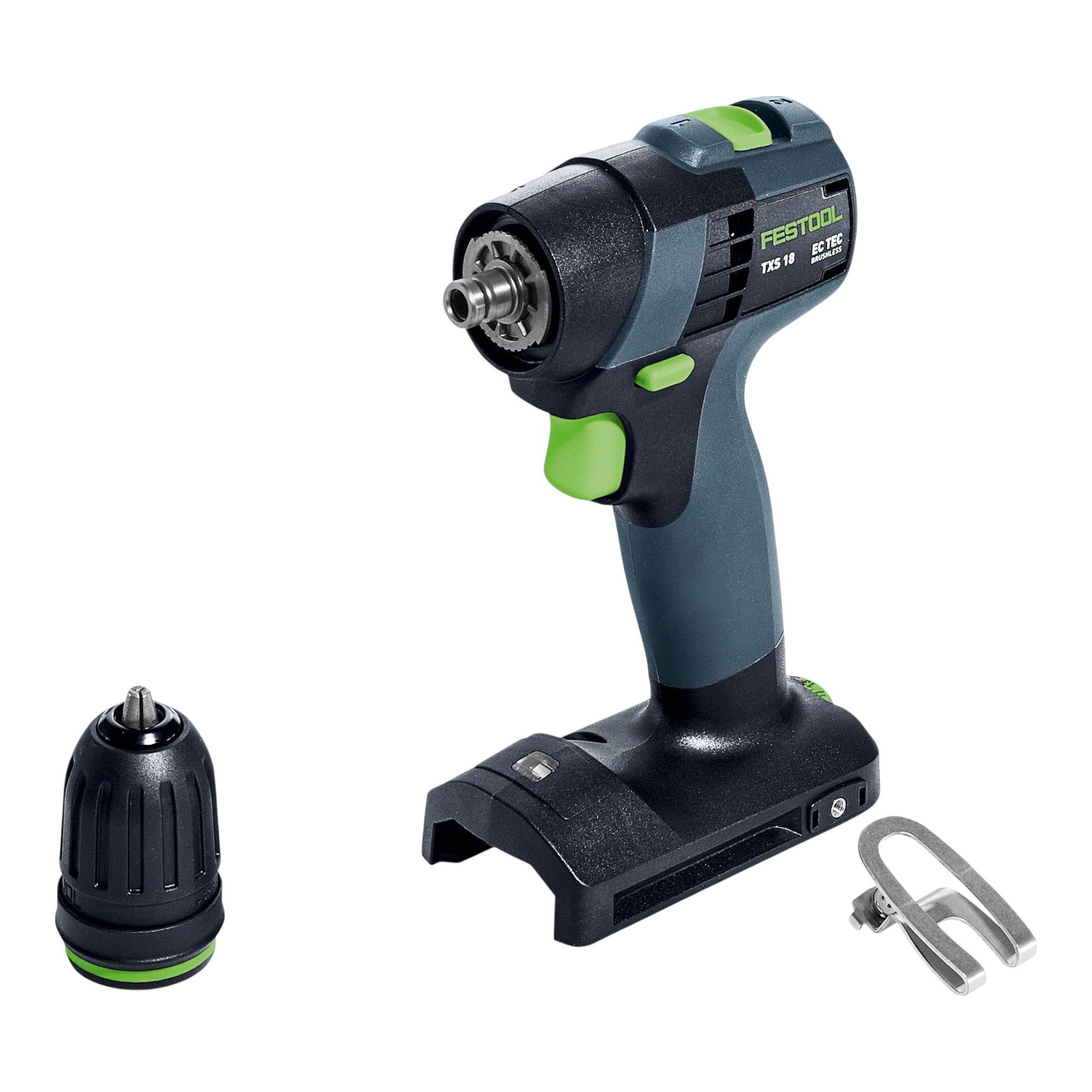 Festool TXS 18 Basic Akku Bohrschrauber 18 V 40 Nm Brushless 2x Akku 4 0 Ah Schnellladegeraet Systainer 4 - toolbrothers