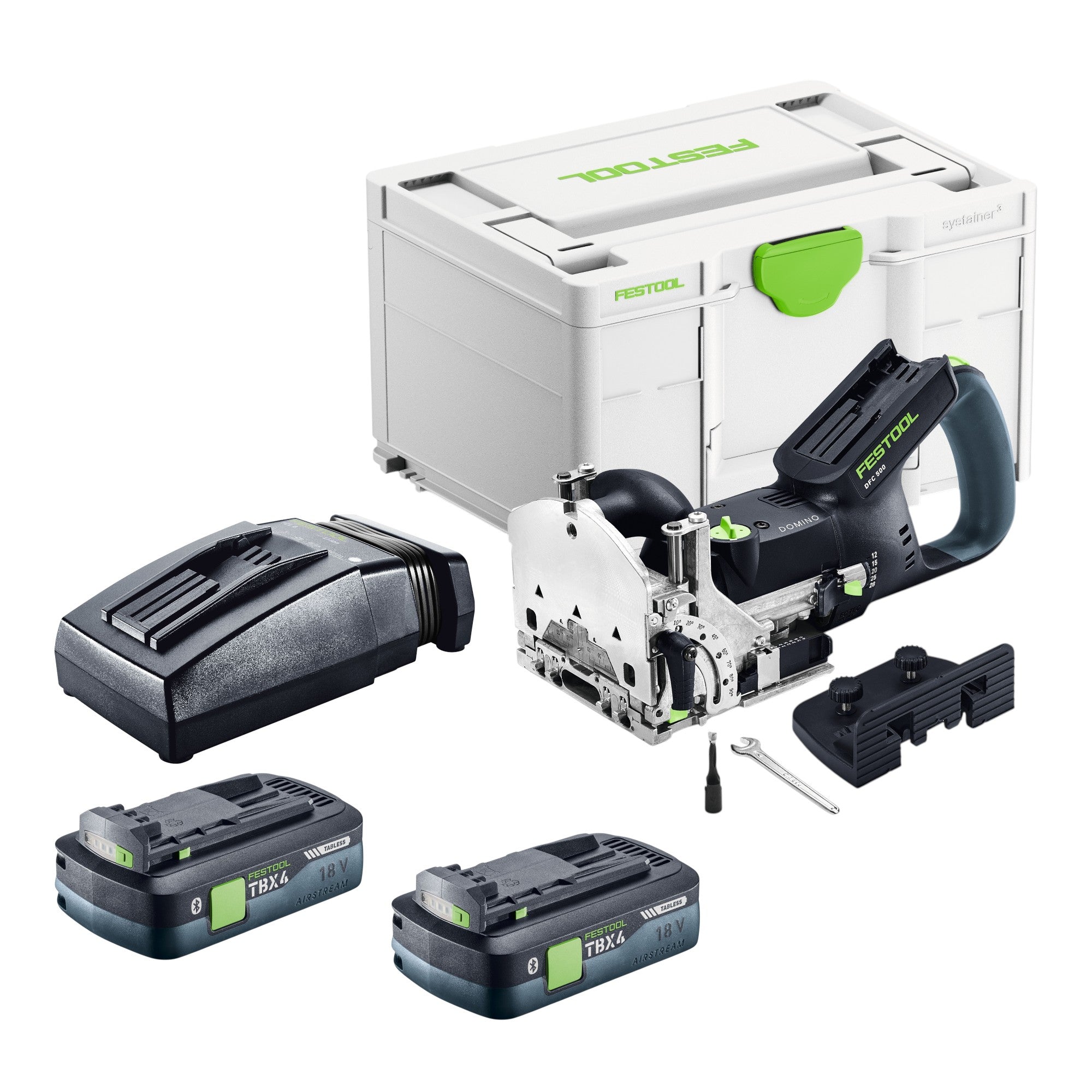 Festool DFC 500 E Basic Akku Duebelfraese 18 V 4 10 mm 2x Akku 4 0 Ah Ladegeraet Systainer 0 - toolbrothers