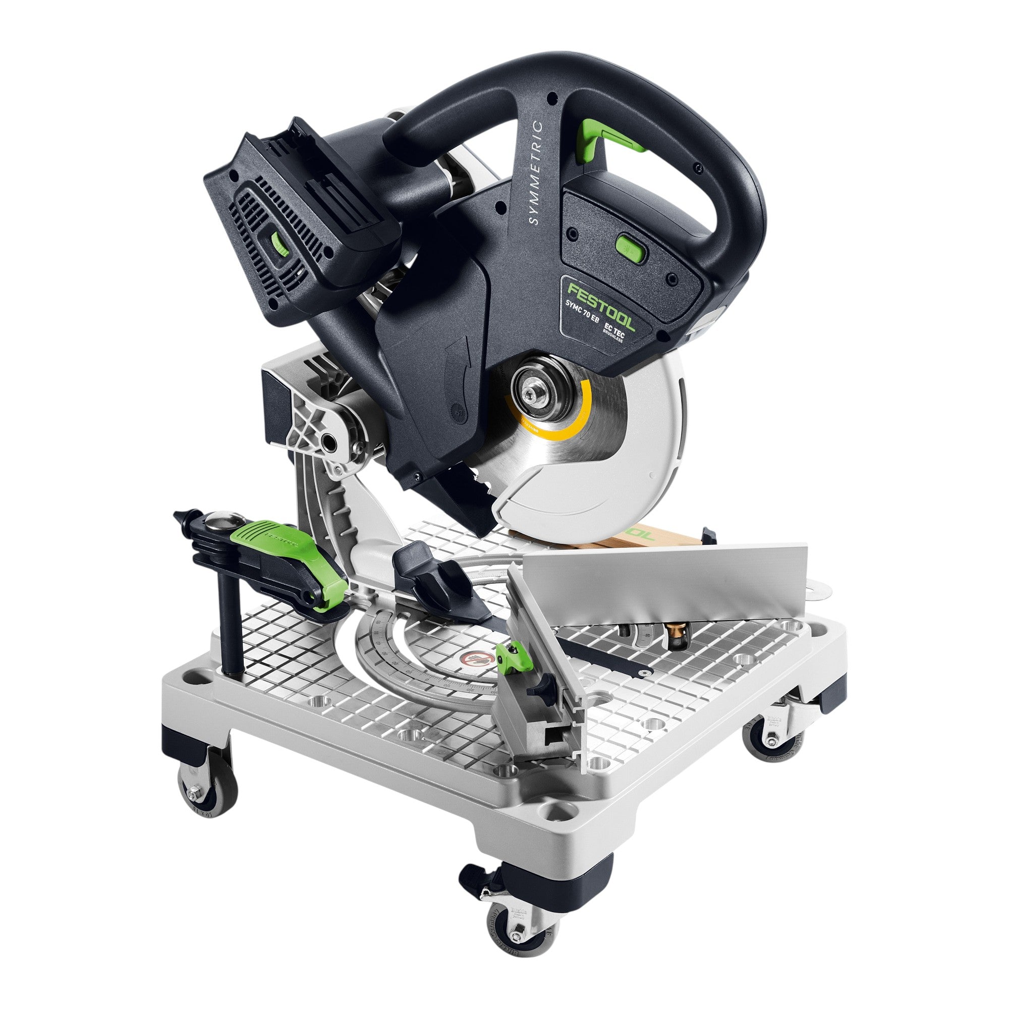 Festool SYMC 70 EB Basic Akku Leistensaege 36 V 2 x 18 V 216 mm 4x Akku 8 0 Ah Doppelladegeraet Systainer 1 - toolbrothers