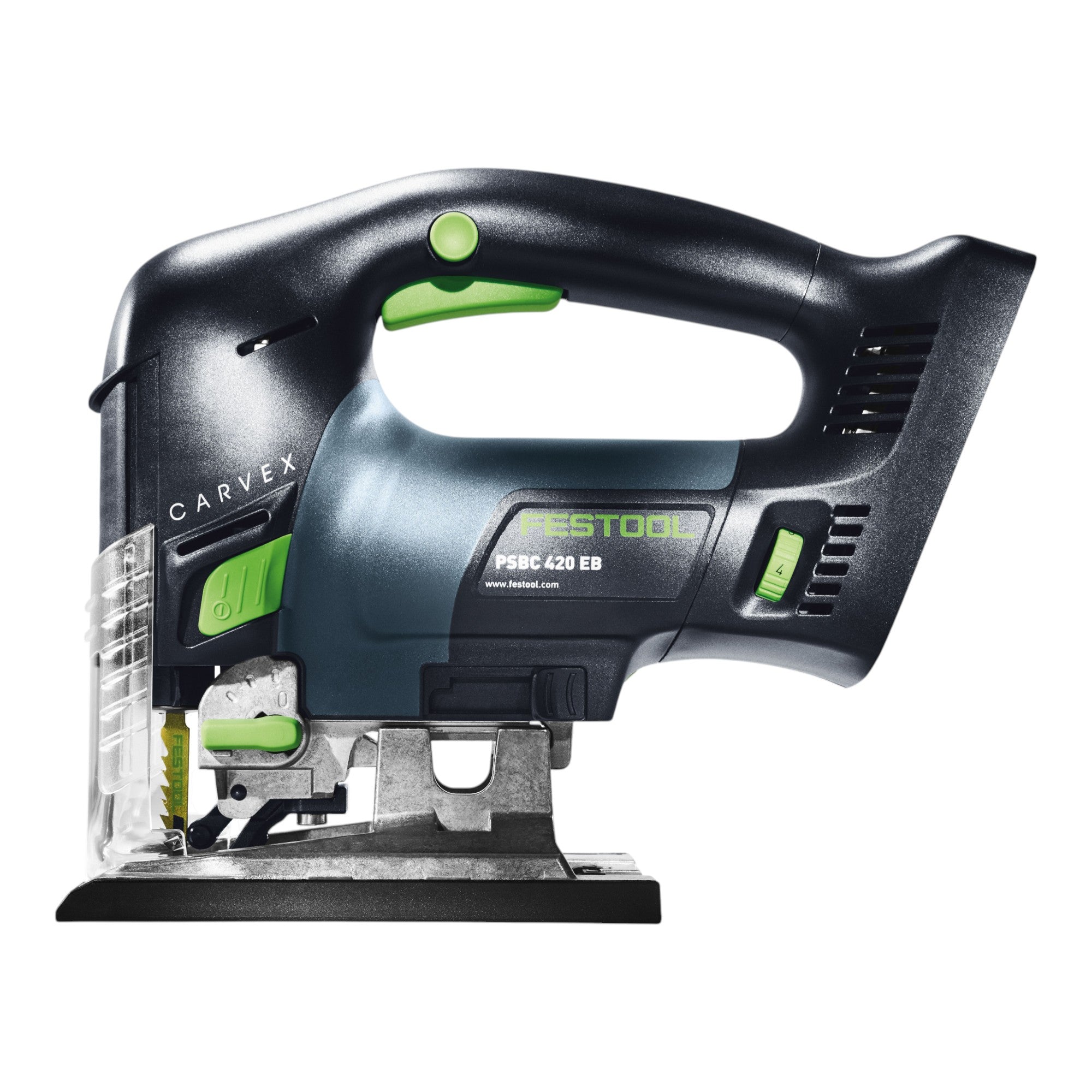 Festool PSBC 420 EB Basic Akku Pendelstichsaege 18 V 120 mm Brushless 2x Akku 4 0 Ah Ladegeraet Systainer 4 - toolbrothers