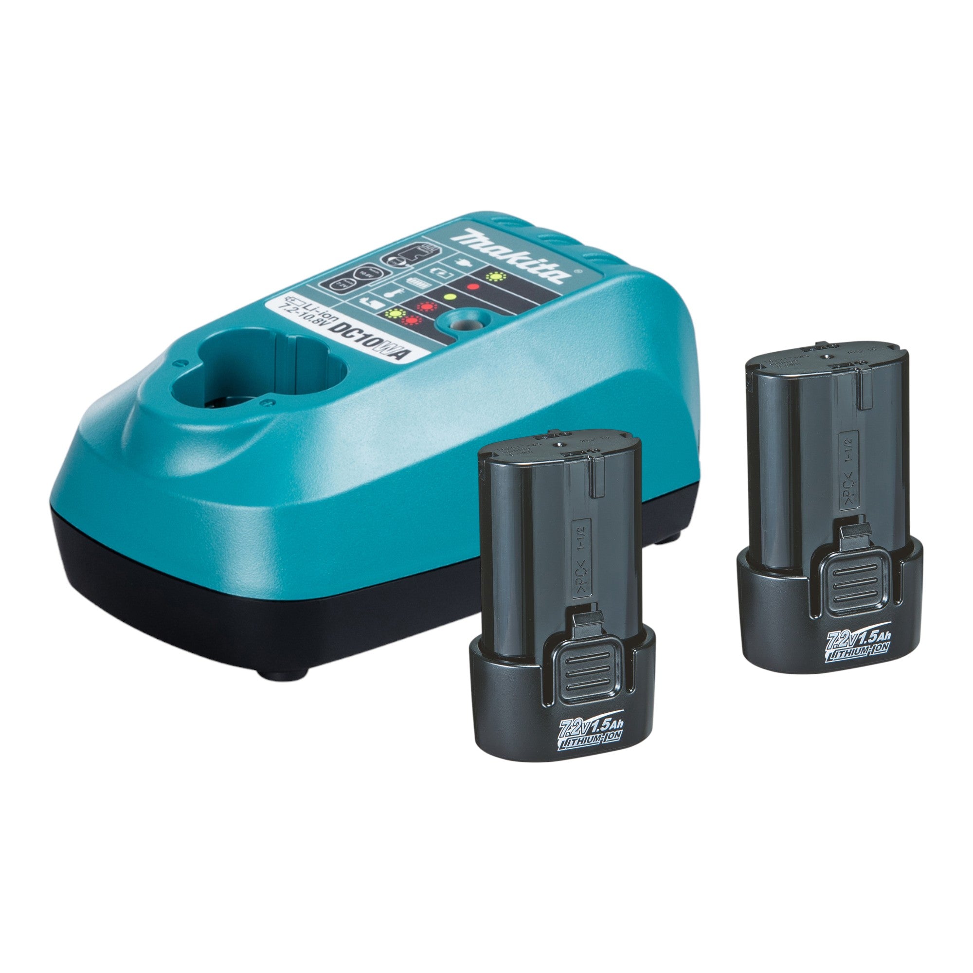 Makita DF 012 DSJ Akku Knickschrauber 7 2 V 5 6 Nm 2x Akku 1 5 Ah Ladegeraet Makpac 3 - toolbrothers