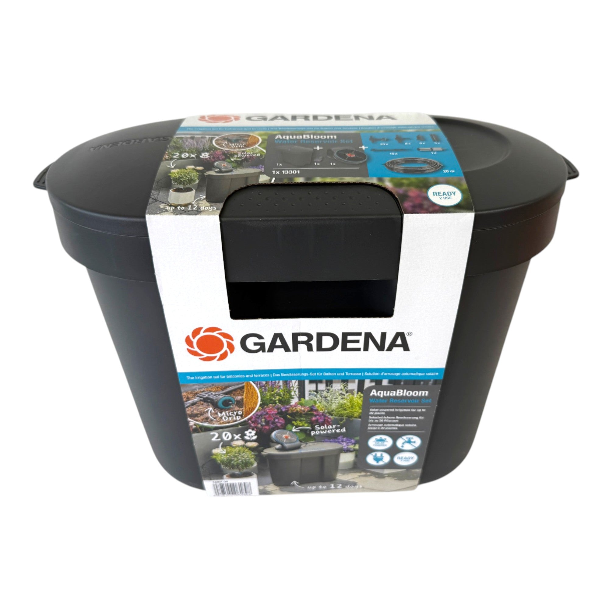 Gardena 13301 34 AquaBloom Solar Bewaesserungsset mit Wassertank 0 - toolbrothers