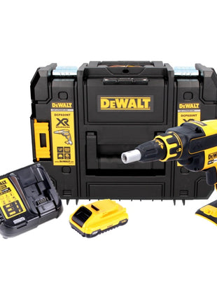 DeWalt DCF 620 L1 Akku Trockenbauschrauber 18 V 30 Nm Brushless + 1x Akku 3,0 Ah + Ladegerät + TSTAK - Toolbrothers