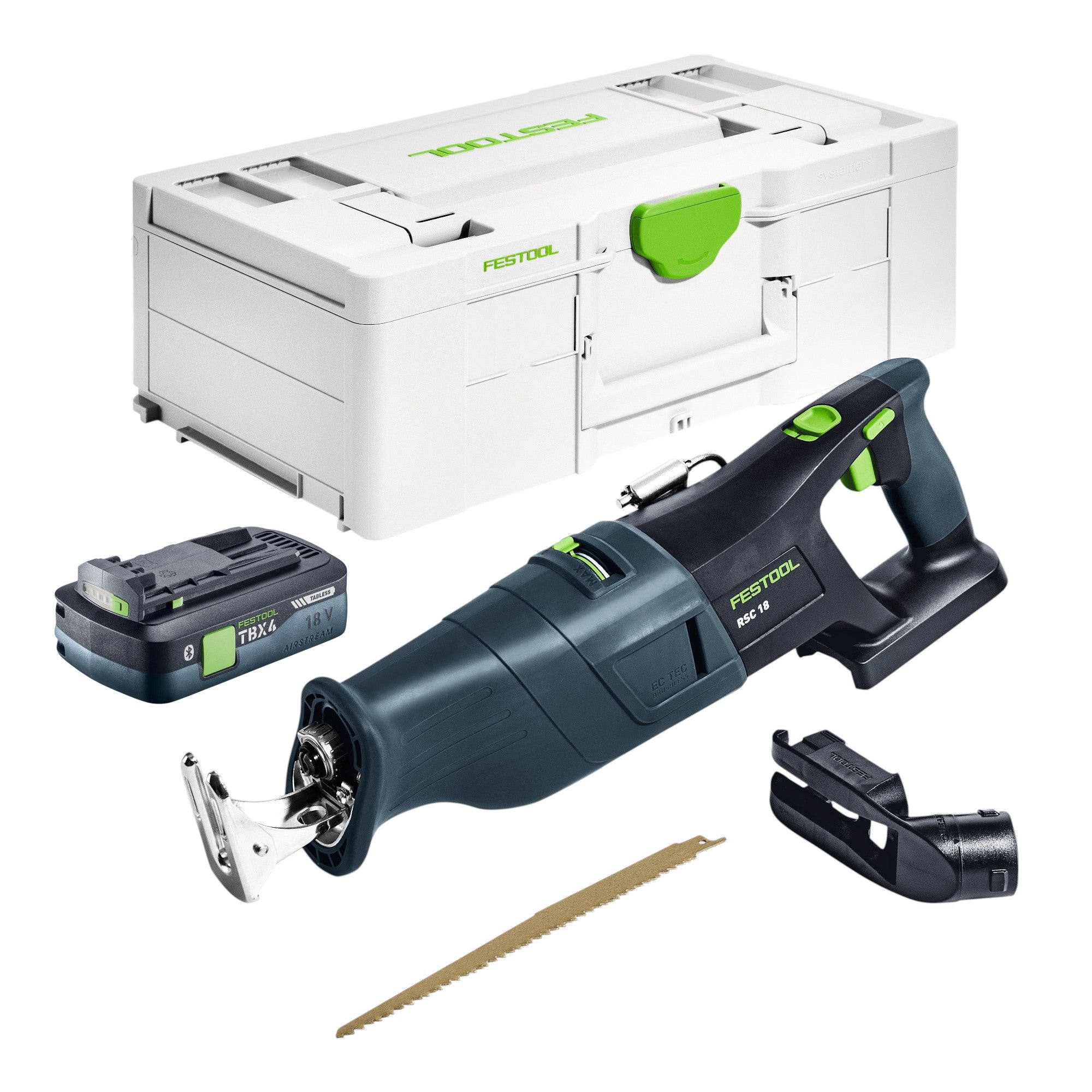 Festool RSC 18 EB Basic Akku Saebelsaege 18 V Brushless 1x Akku 4 0 Ah Systainer ohne Ladegeraet 0 - toolbrothers
