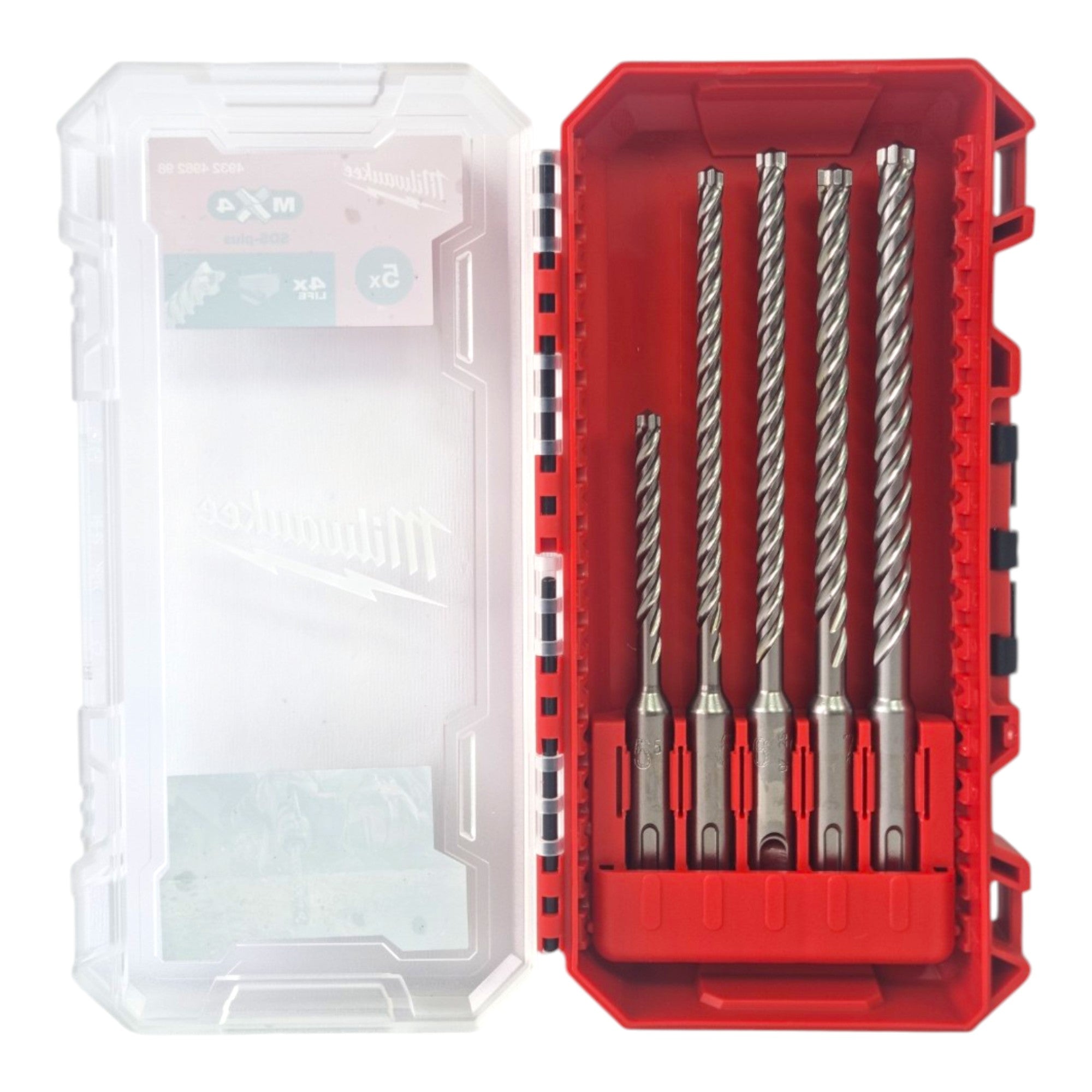 Milwaukee SDS Plus MX4 Bohrer Set 5 teilig 4 Cut 5 5 8 mm 4932498298  1 - toolbrothers