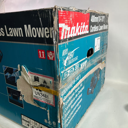 Makita DLM 480 Z Akku Rasenmaeher 36 V 2x 18 V 48 cm 62 l Solo ohne Akku ohne Ladegeraet OVP Beschaedigt 3 - toolbrothers