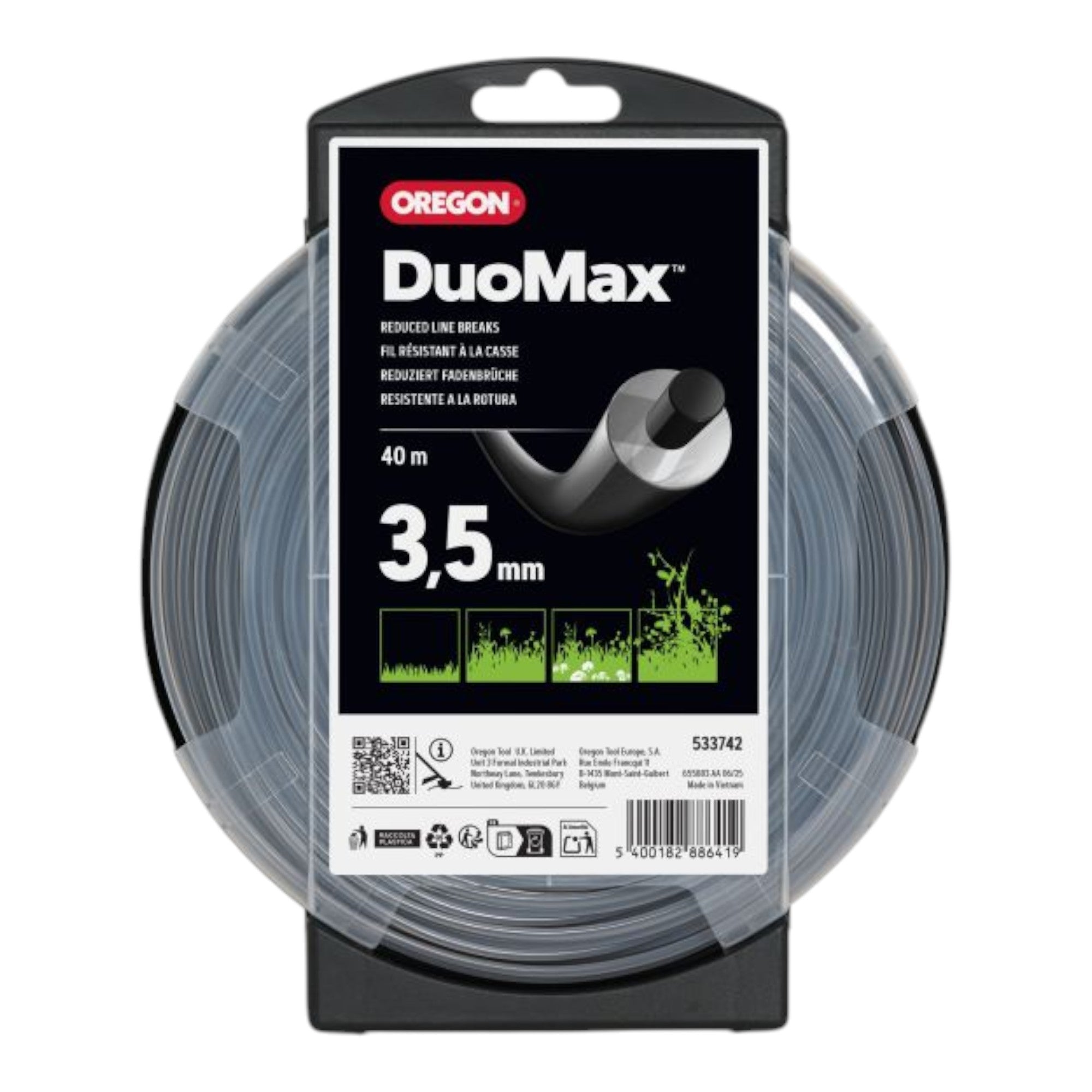 Oregon Freischneidefaden Duoline 3 5 mm 40 Meter 533742  0 - toolbrothers