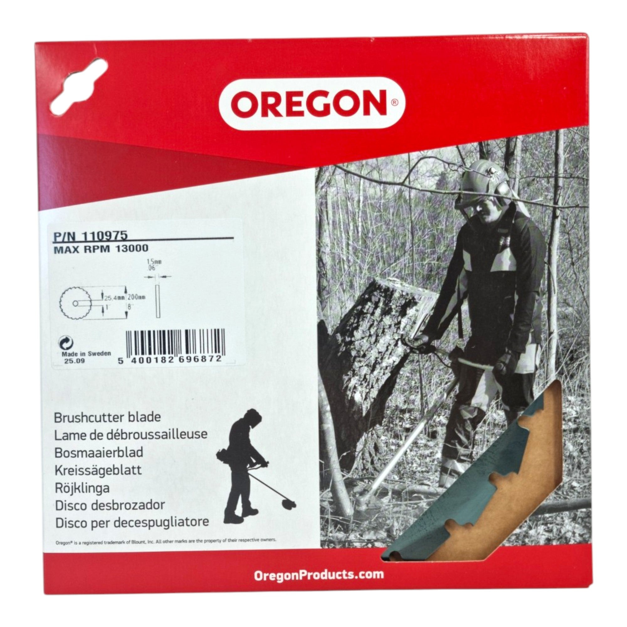 Oregon Rodungssaegeblatt 200 mm 110975  1 - toolbrothers
