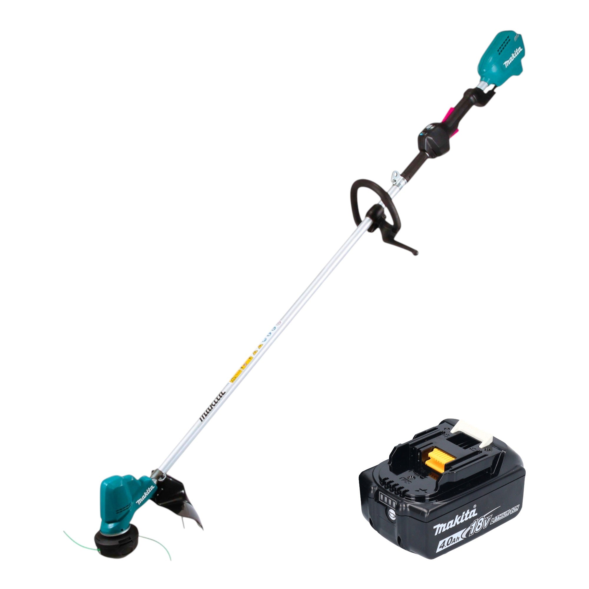 Makita DUR 190 LMX9 Akku Rasentrimmer 18 V 300 mm Brushless 1x Akku 4 0 Ah ohne Ladegeraet 0 - toolbrothers