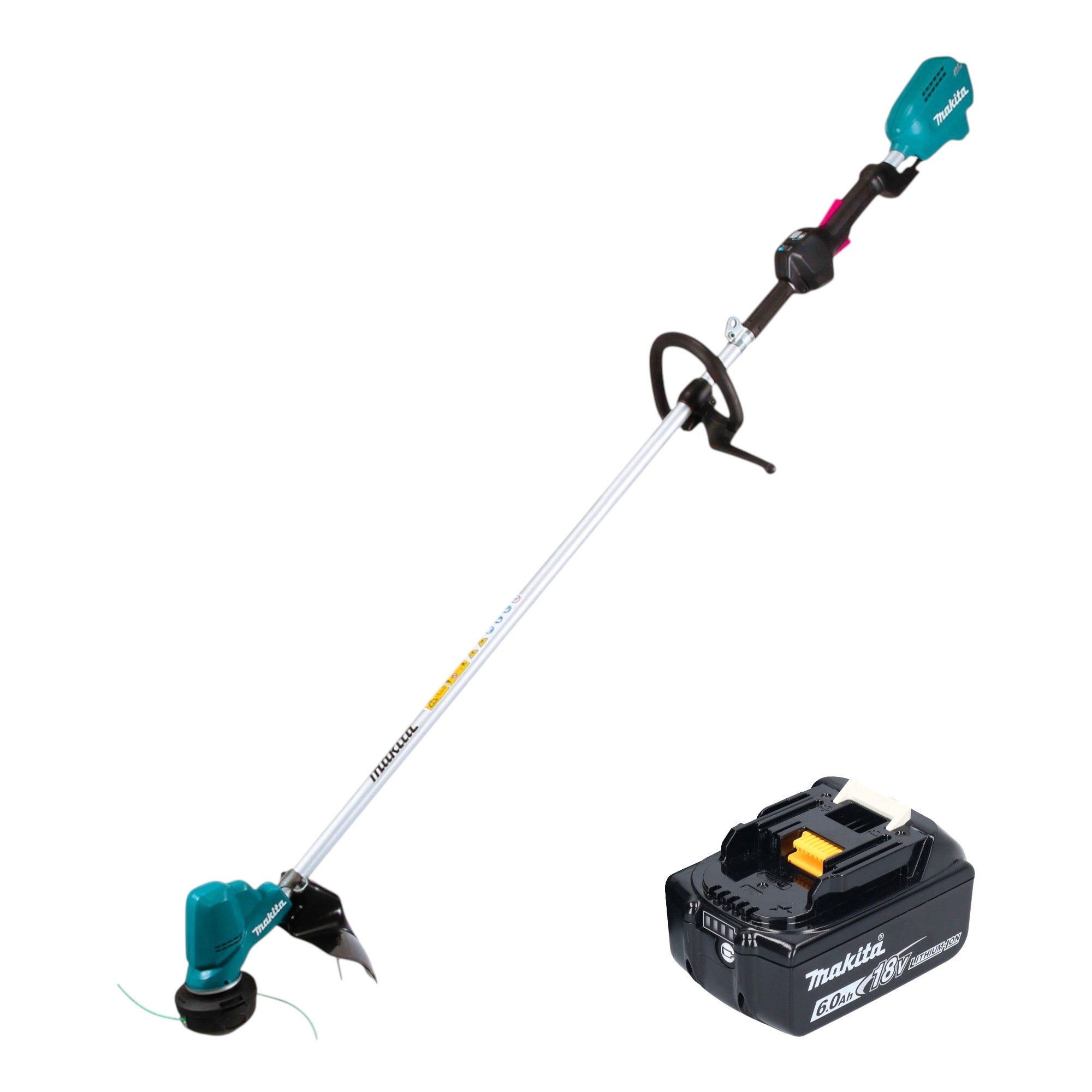 Makita DUR 190 LGX9 Akku Rasentrimmer 18 V 300 mm Brushless 1x Akku 6 0 Ah ohne Ladegeraet 0 - toolbrothers