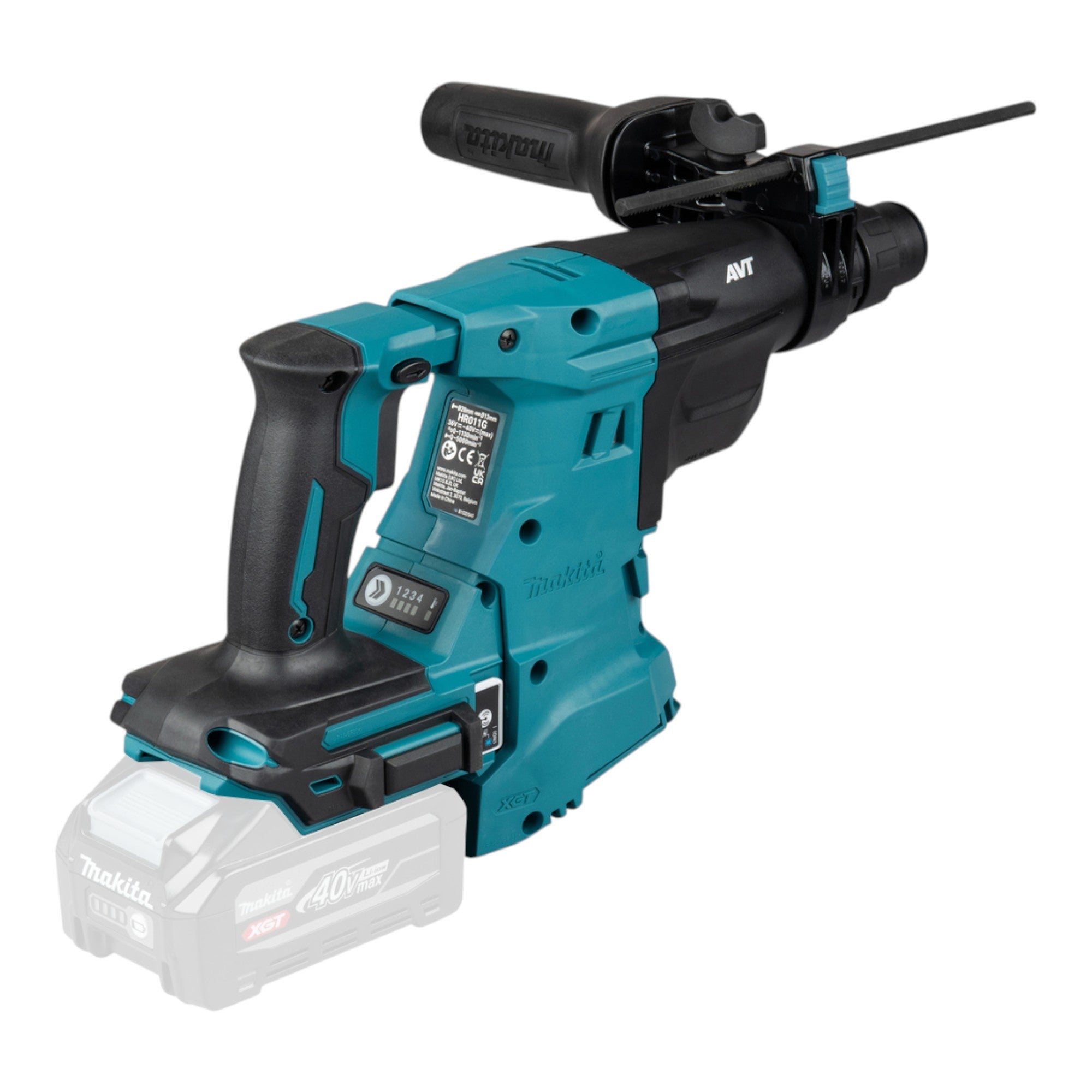 Makita HR 011 GZ Akku Kombihammer 40 V max 3 3 J SDS plus Brushless Solo ohne Akku ohne Ladegeraet 2 - toolbrothers