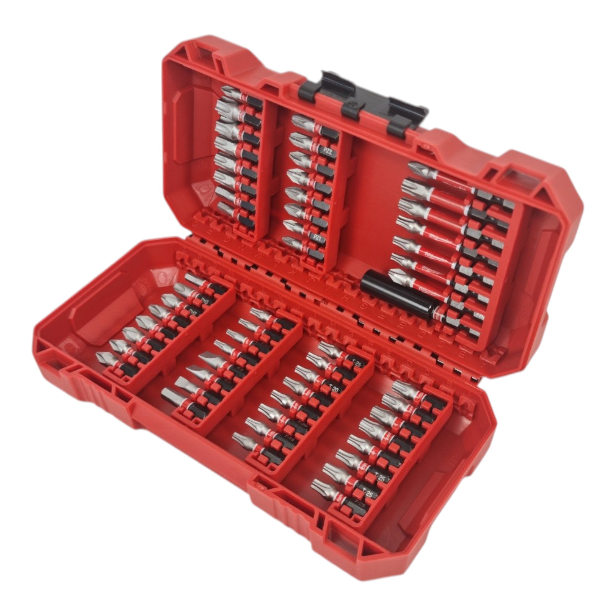 Milwaukee SHOCKWAVE IMPACT DUTY Bit Set 56 tlg 4932492006 Phillips Pozidriv Torx Hex Schlitz 2 - toolbrothers