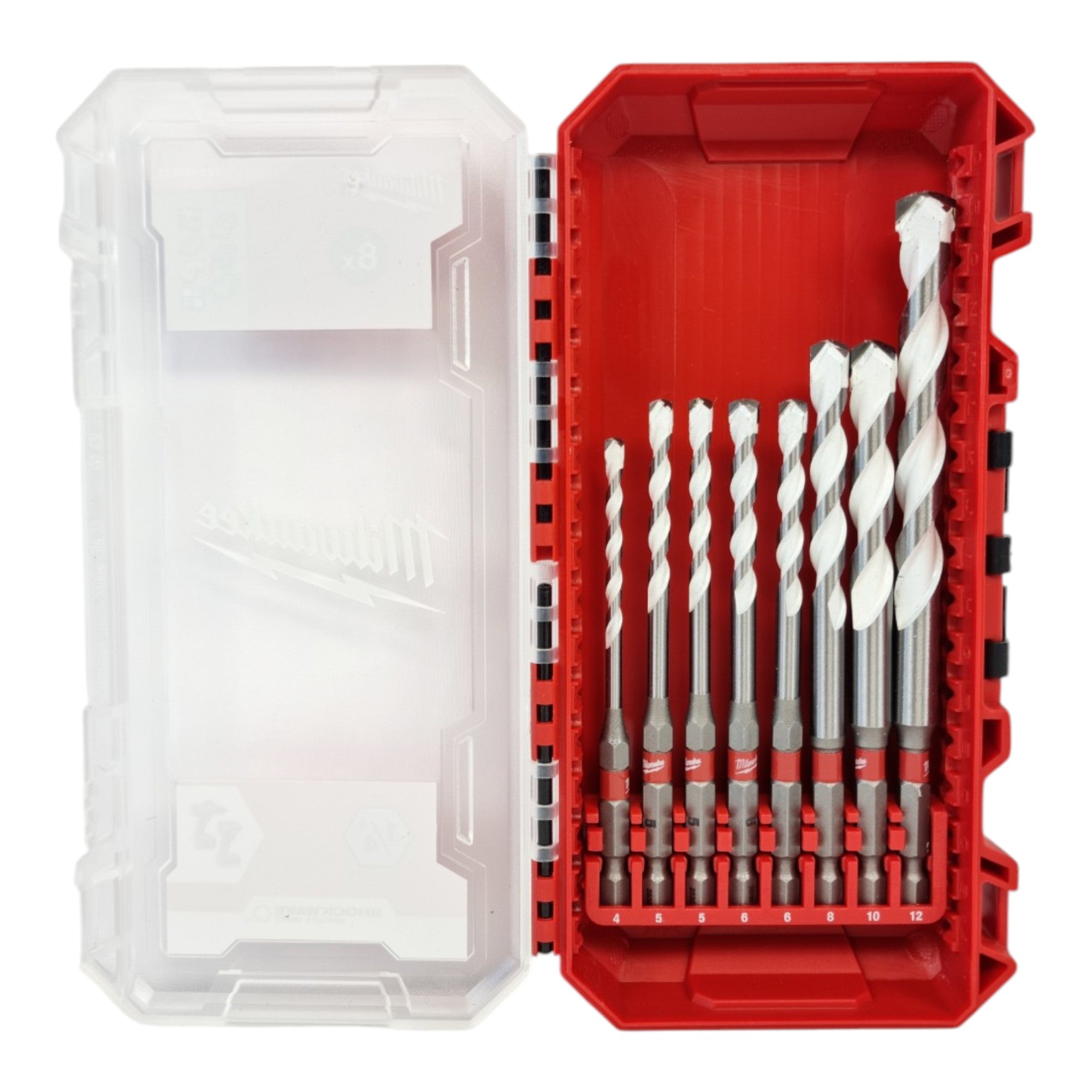 Milwaukee SHOCKWAVE MULTI MATERIAL Bohrer Set 8 tlg 4 12 mm 4932493871  2 - toolbrothers