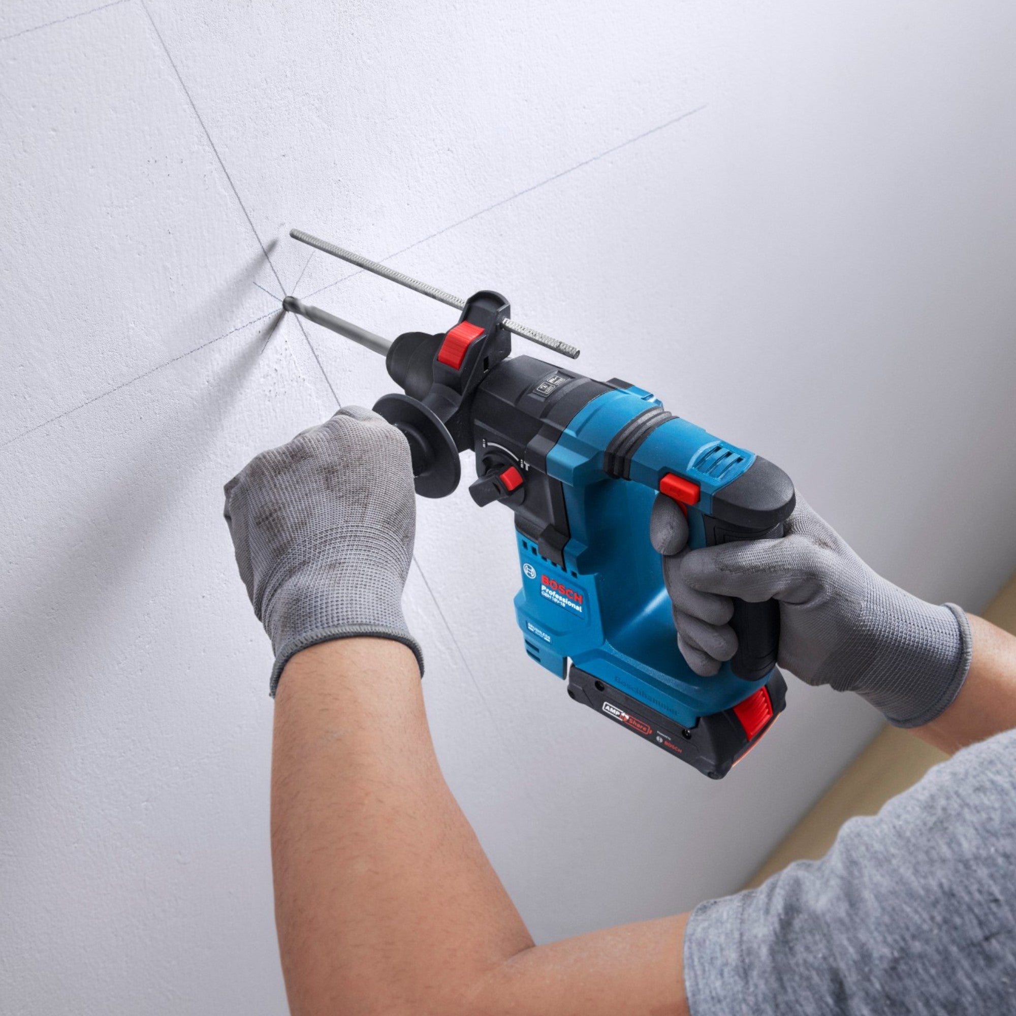 Bosch GBH 18V 18 Professional Akku Bohrhammer 18 V 1 5 J SDS plus Brushless 1x Akku 2 0 Ah Ladegeraet 4 - toolbrothers