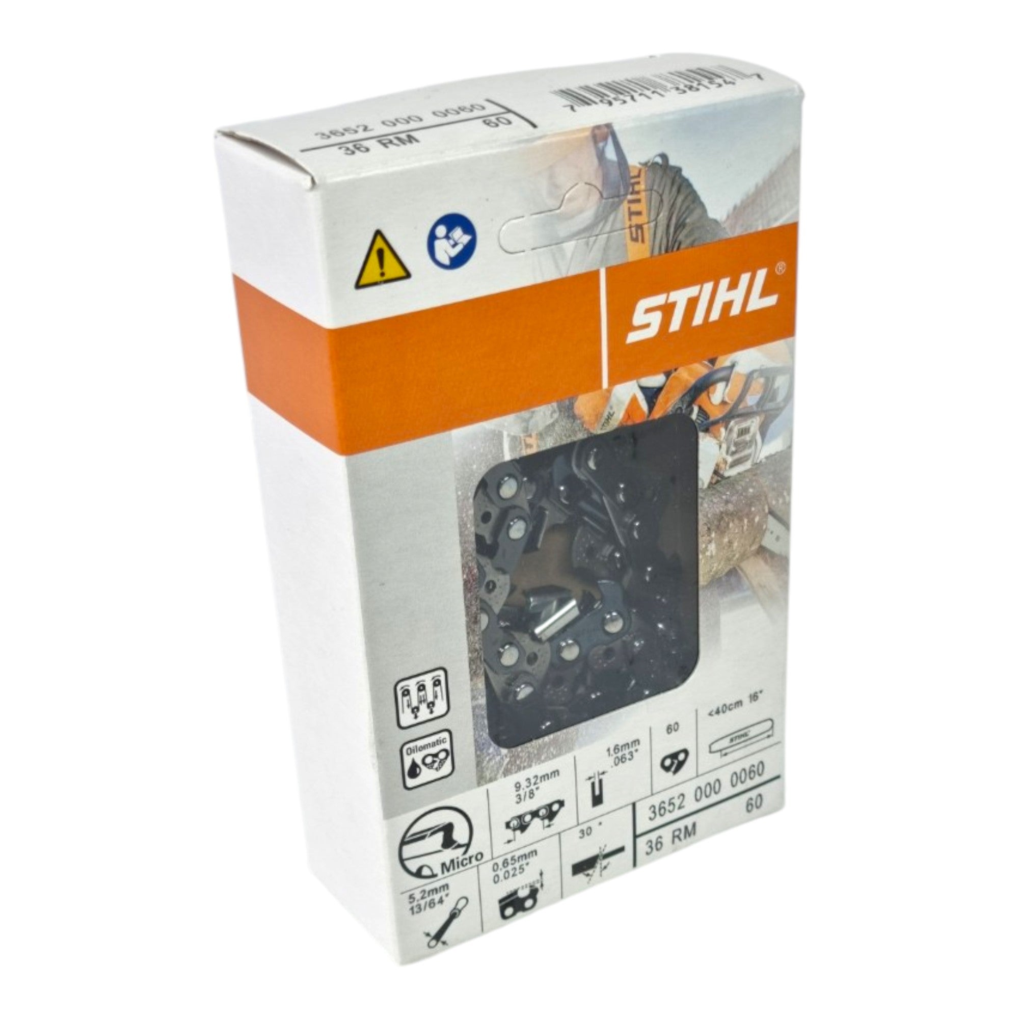 Stihl 3 8 Rapid Micro RM Saegekette 40 cm 3 8 1 6 mm 60 TG 36520000060  0 - toolbrothers